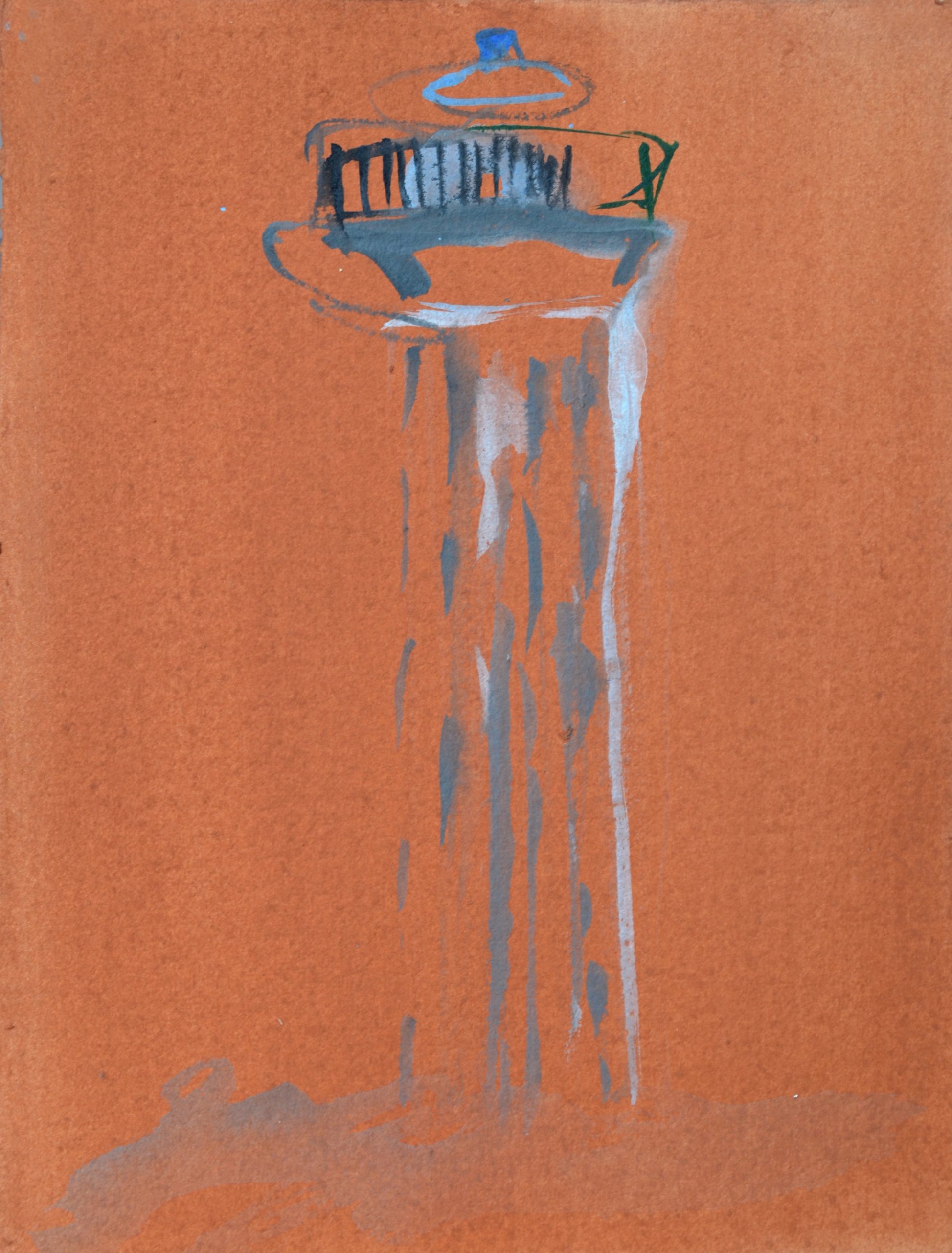 23_Sery Lighthouse acrylic on paper 25x33.5cm-min